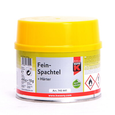 Feinspachtel Füllspachtel Füll Spachtel  500g mit Härter AutoK 745441