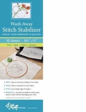 Wash-Away Stitch Stabilizer: Simplify Your Embroidery & Quilting by 