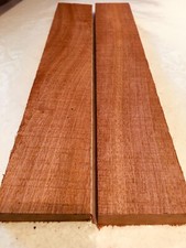 Solid Mahogany  Hardwood Rough Sawn Boards Craft Hobby DIY 15 mm thick X2