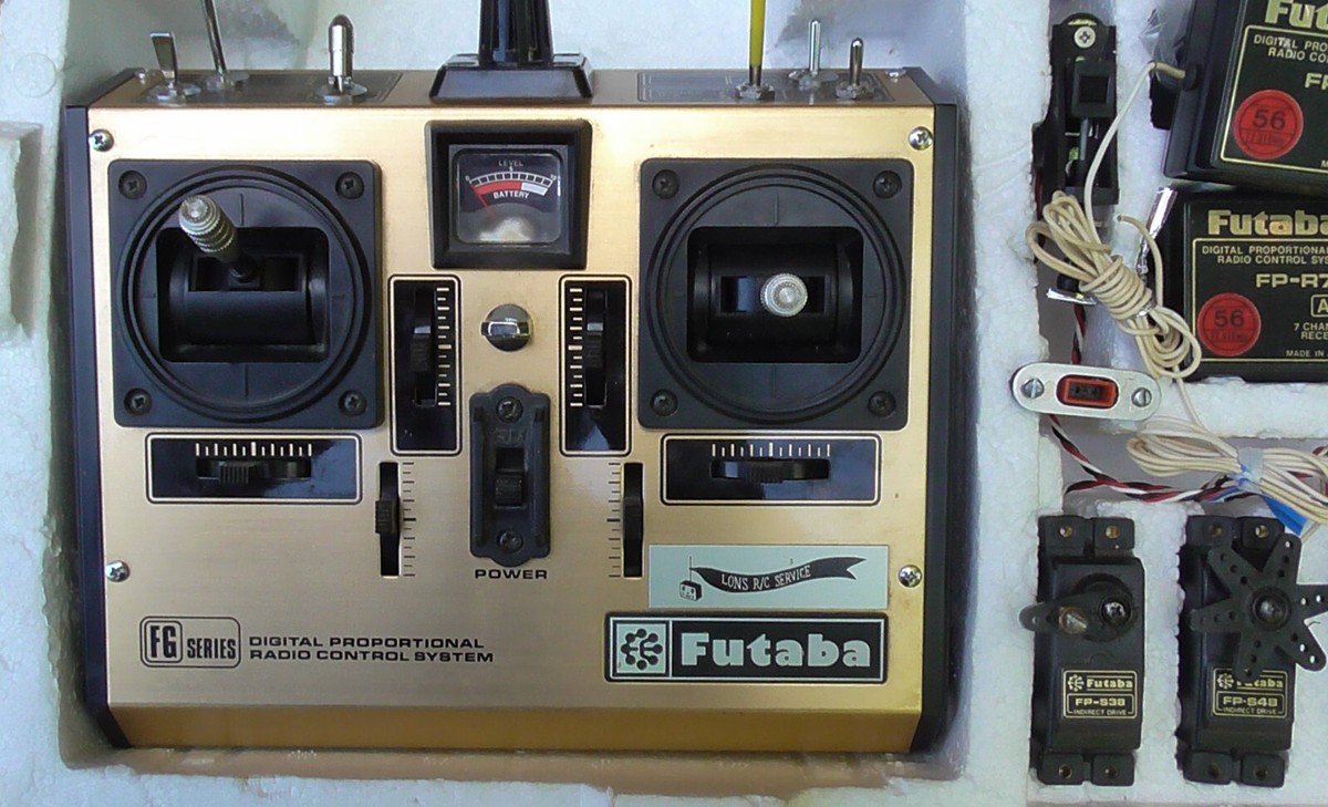 Vintage Futaba FP-T7FG/K RC Tx System, Ch56 2 RF Modules FP-TF-AM