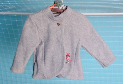 Carl Lina Trachtenjacke Mädchen Baby 80 grau Jacke