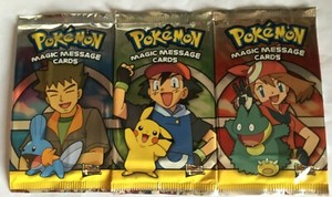 Unusual Lot 3 Boosters Packs Magic Message Card Topps Merlin Pokemon New Mint 06 Genuine Coupons Www Globalwealths Org