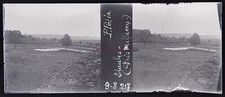 France Shoulders near Mellecey c1910 Photo NEGATIVE by P. Piotin Vintage Plate