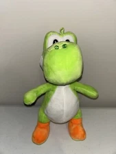 Super Mario World Plush Green Yoshi Soft Toy Stuffed Plush Animal Doll 10"