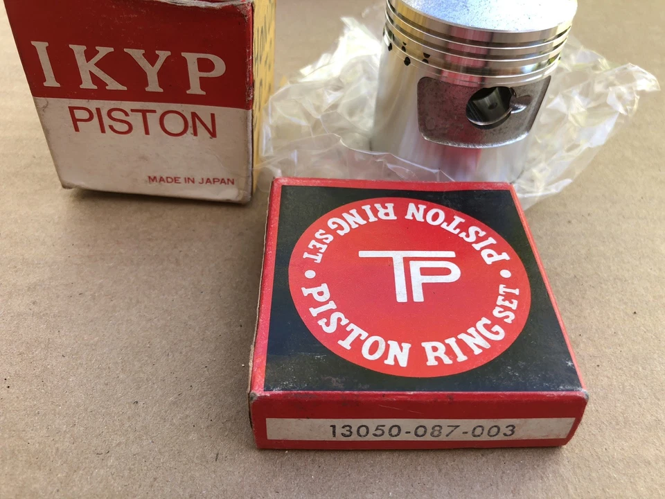 HONDA CT70 XL70 C70 CL70 1977 1978 1979 поршень и кольца 2-й O/S 0,50 мм набор N.O.S - Изображение 2 из 4