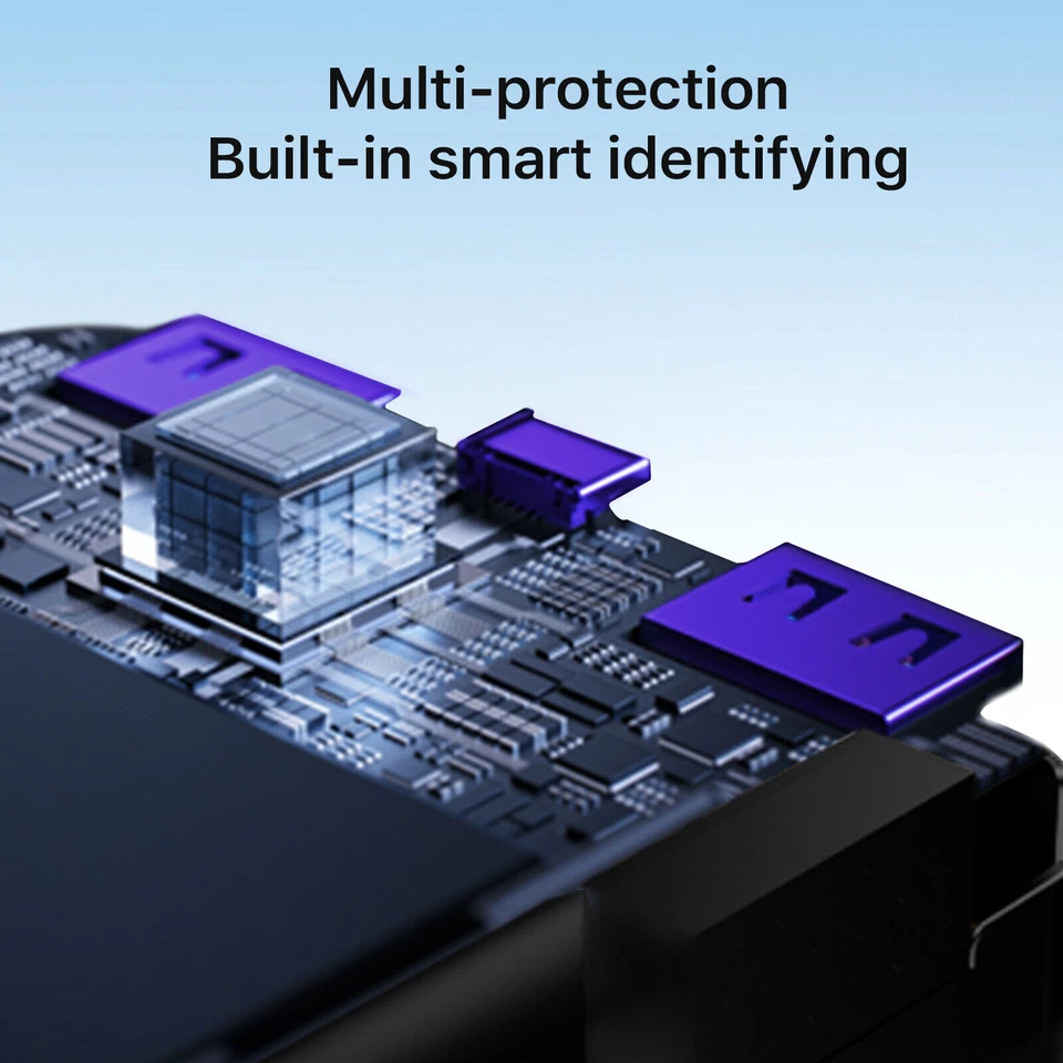 Banco de alimentación 10000 mAh 35 W cargador rápido batería externa para teléfono móvil Foto 2 de 4