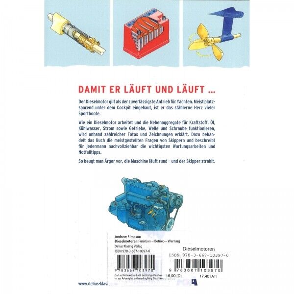 Thumbnail - Dieselmotoren Funktion Betrieb Wartung Praxiswissen Handbuch Ratgeber
