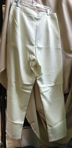 Pretty Little Thing Cream Cropped Trousers Sz 12 NEW - Picture 2 of 6