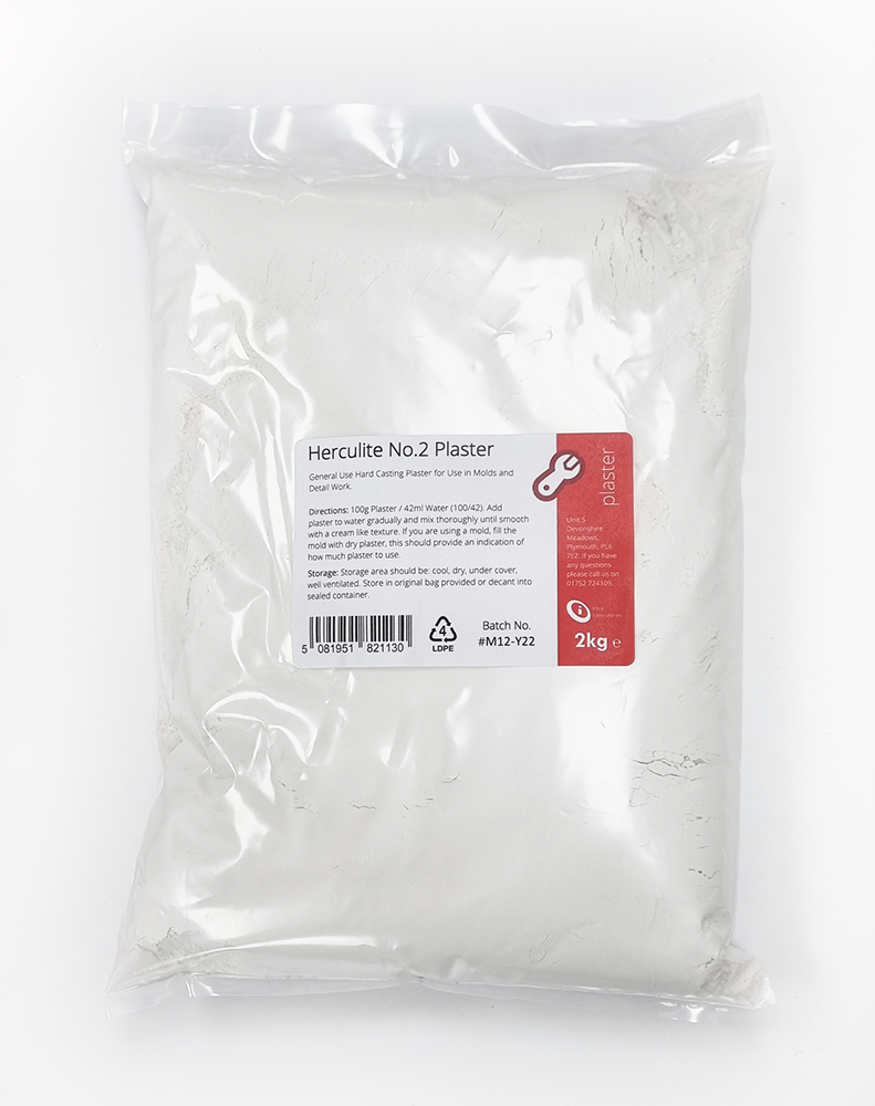 Herculite 2 Hard Casting Plaster of Paris - 2kg