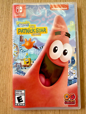 SpongeBob SquarePants Patrick Star Game Switch Nintendo US Version New Sealed