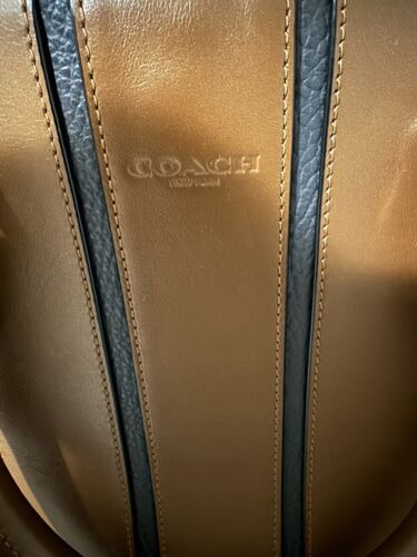 Coach Herren Kieselleder Bond Slip Tasche blau/Ochsenblut F72308 - Bild 3 von 16