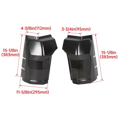 Fits 09-18 Dodge Ram 1500 2500 Quad Cab & Club Cab 4DR Extended Cab Corners Pair