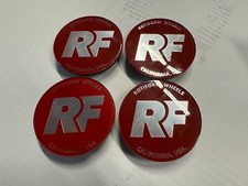 Rotiform Red Center Caps For Hex And Spline. Brand New