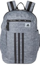 Adidas League 3 Stripe 2 Backpack Jersey Onix Grey/ Black