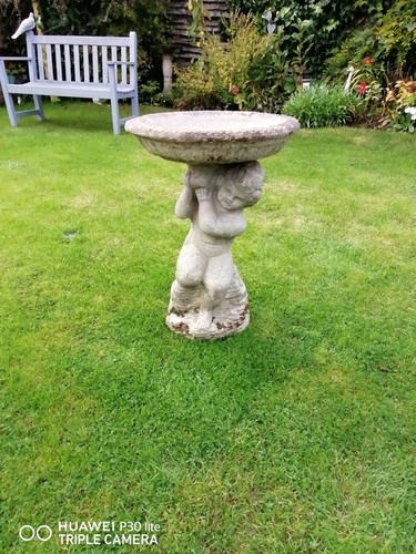 Vintage Garden Bird Bath | eBay UK