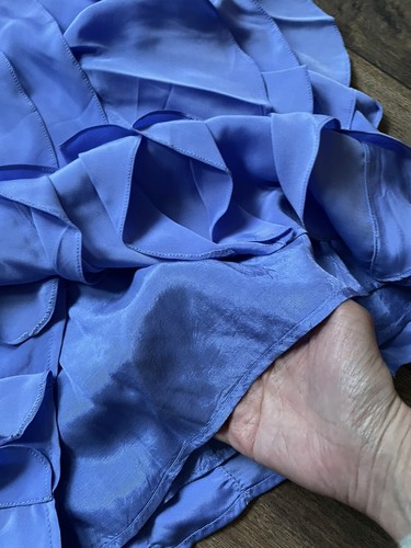 Reiss lilac blue Vintage Ruffle Skirt - Size Uk 4 - brand new with tags rrp £89 - Picture 8 of 15