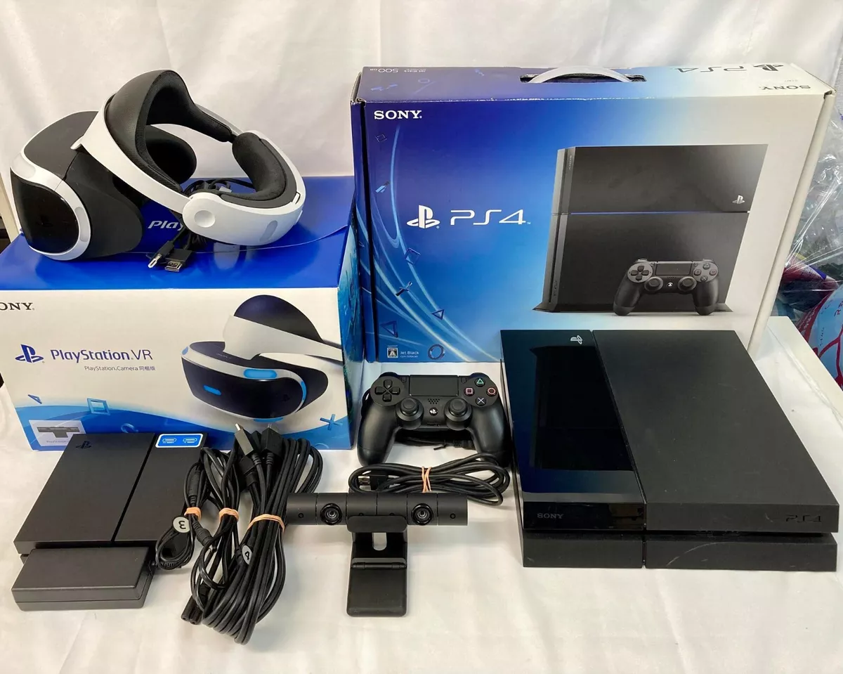 Sony PS4 CUH-1100A - PSVR Camera VR Headset CUHJ-16001 Game Console Full  Box F/S