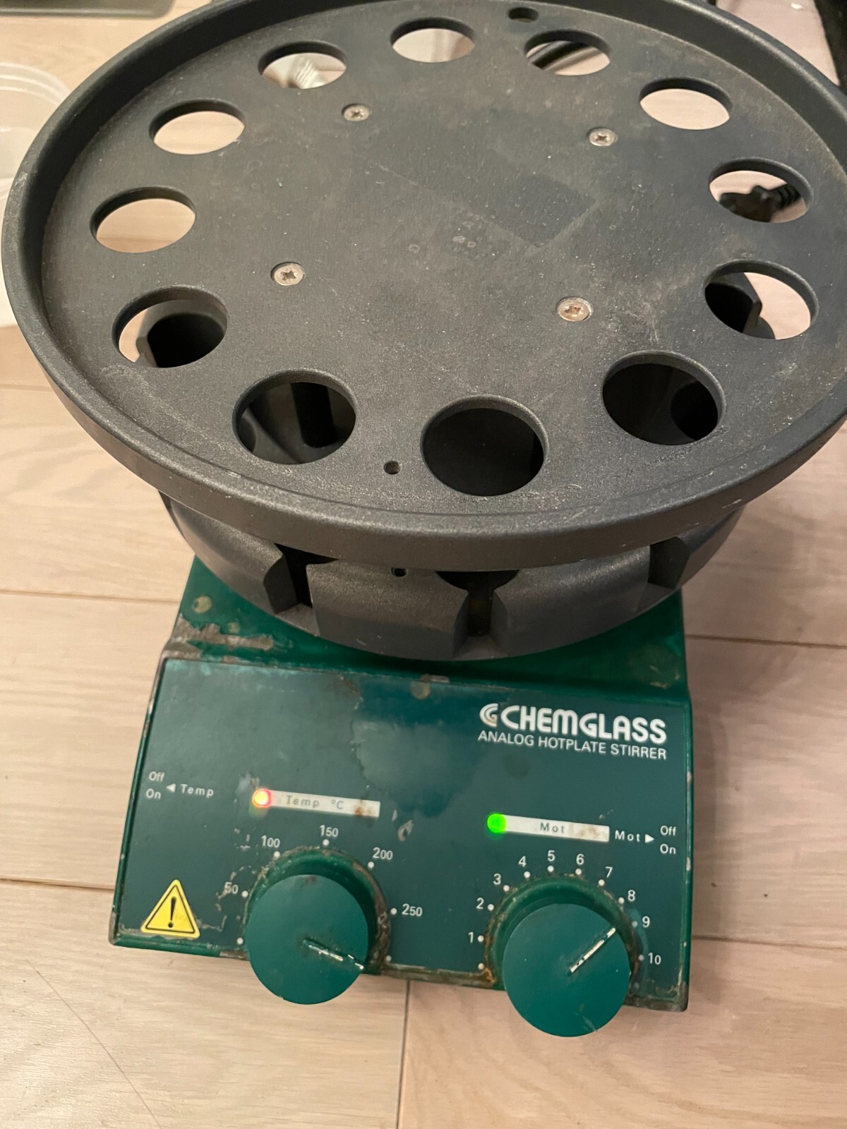 Chemglass IKA analog radley carousel hotplate/ stirrer hot plate eBay