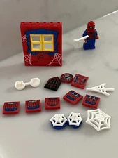 Lego Spidey (Spider-Man) Minifigure Fig 10782 10783 10784 with decorative wall
