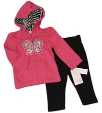 KIDS HEADQUARTERS Baby Girls Hoodie 2pc Sweatpant Set 18 Months NWT