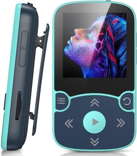 64GB HiFi Lossless Sound Bluetooth MP3 Player Clip Music Voice Recorder FM