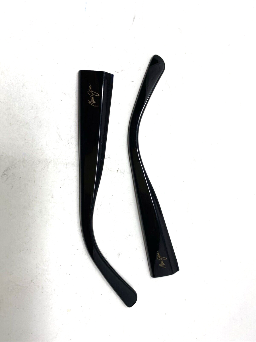 MAUI JIM STINGRAY MJ-103-02 GLOSSY BLACK TEMPLE ARM PARTS FU29