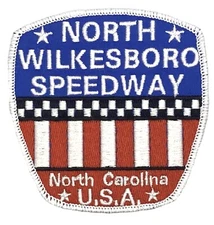 North Wilksboro Speedway North Carolina NASCAR Racing Retro Vintage Style Patch