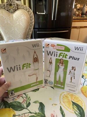 Wii Fit and Wii Fit Plus Bundle!! BOTH CIB AND TESTED!! Pre-Owned!