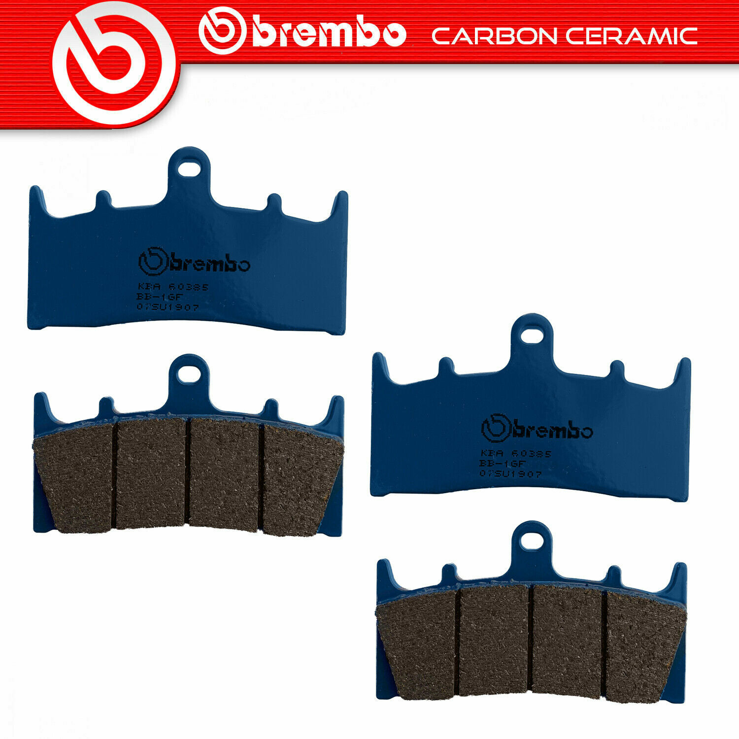 Brembo Ceramic Bremsbeläge Set Für Kawasaki Mean Streak 1500 02>03 - Bild 18