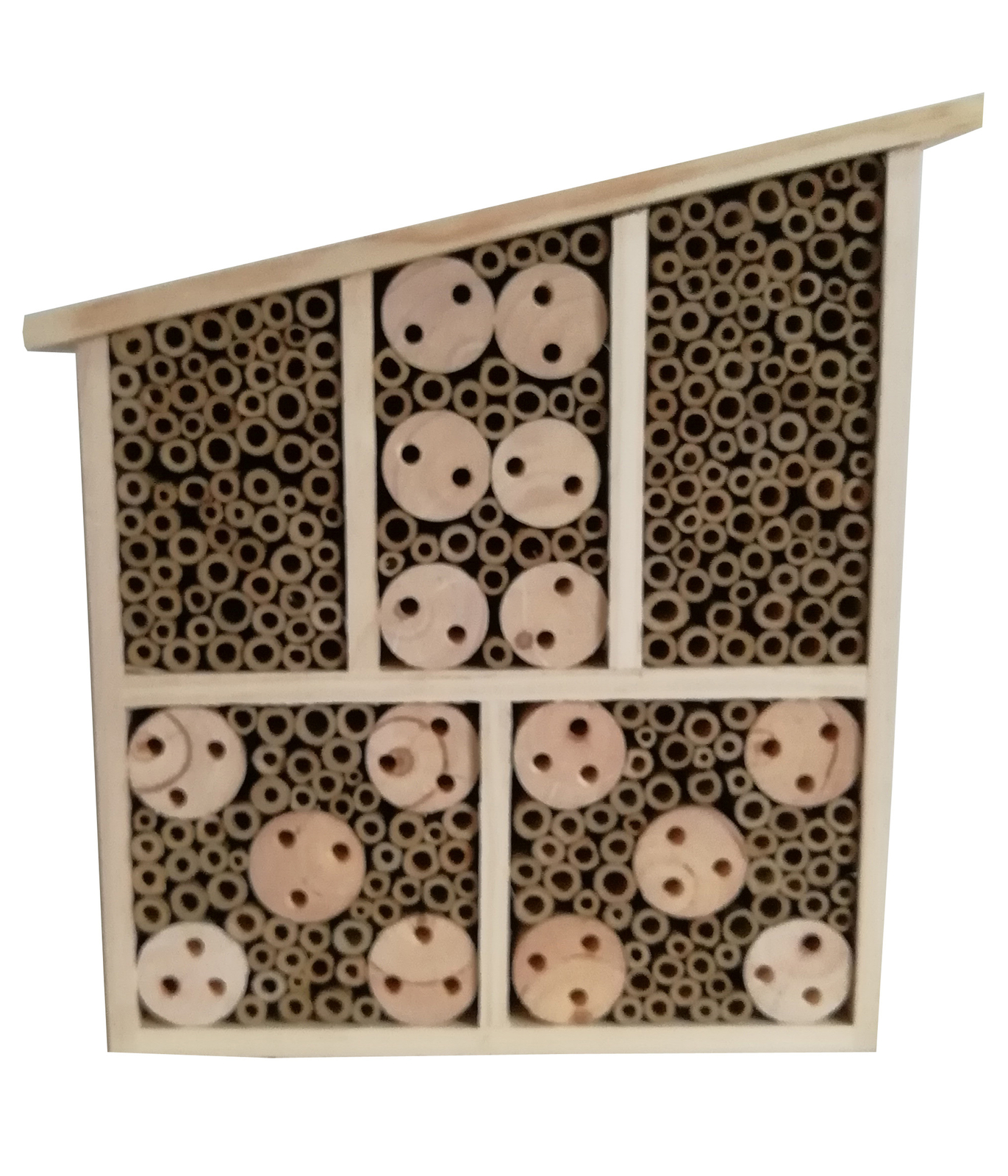 Insektenhotel Bienenhaus Wespenhaus Osmia 32x9x30cm Holz, Dehner Natura