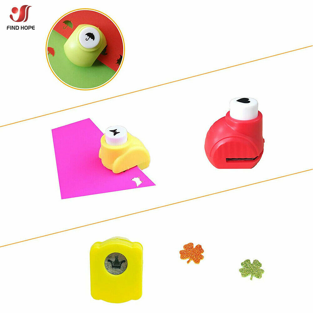 24 Shapes Paper Puncher Paper Cutter DIY Craft Hole Punch Kids Scrapbook  Flowers Punch Scrapbooking Punches Embossing 2.5cm