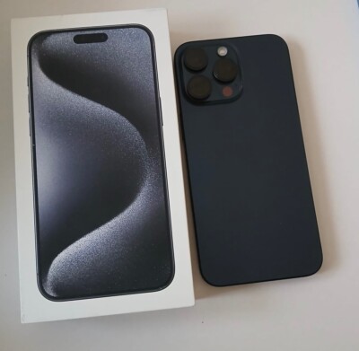 TikTok application+Apple iPhone 15 Pro Max- 256 GB - Blue (Unlocked)