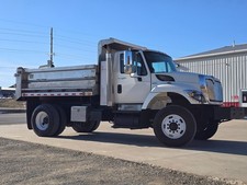 2008 INTERNATIONAL 7400 DT570 300HP Dump Truck HEAVY SPEC AC 1 Own Stainless Bed