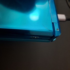 Aqua Blue 3DS with USB-C Capture Card & Controller Mod