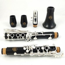 Clarinet Bb Wood Ebony Silver Plated 18 Keys Grenadilla Sib Klarnet M65