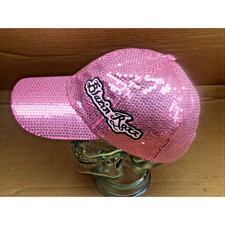 Blazin Roxx Pink Sequin Hat Cowgirl Glam Western Bling Adjustable Cap