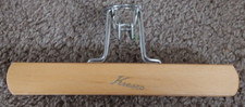 VINTAGE WOODEN KRESCO 10" PANTS SKIRT HANGER