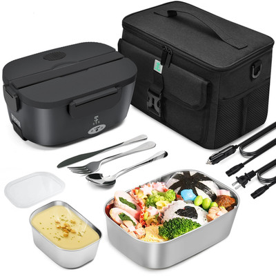 Stn Heated Lunch Boxes For Adultsefficient Electric Lunch Set Removable 304 Ss