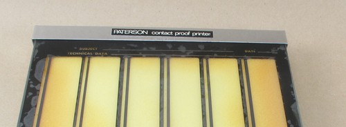 NOS Paterson 35mm Pellicola Prova di Contatto Stampante Camera Oscura Sviluppo Made in England - Foto 3 di 5