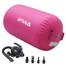 Gymnastics Air Roller Air Barrel Inflatable Tumbling 39.37inch 23.6inch Pink