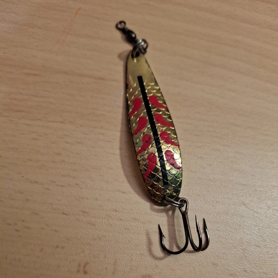 Solvkroken Salamander Gold/Red 16gr Fishing Lure Salmon paravan buch special 😋  - Image 2 of 4