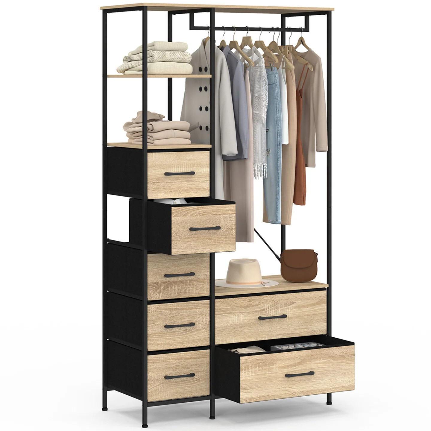 Dressing penderie 90cm UTAH la solution pour organiser une petite chambre