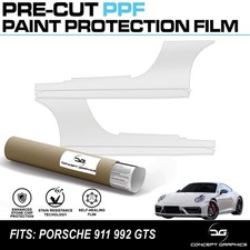 Side Skirts Stone Chip Guard PPF Paint Protection Film for Porsche 911 992 GTS