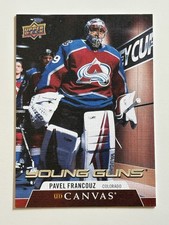 2020-21 Upper Deck Series 1 Young Guns Canvas PAVEL FRANCOUZ Colorado Avs