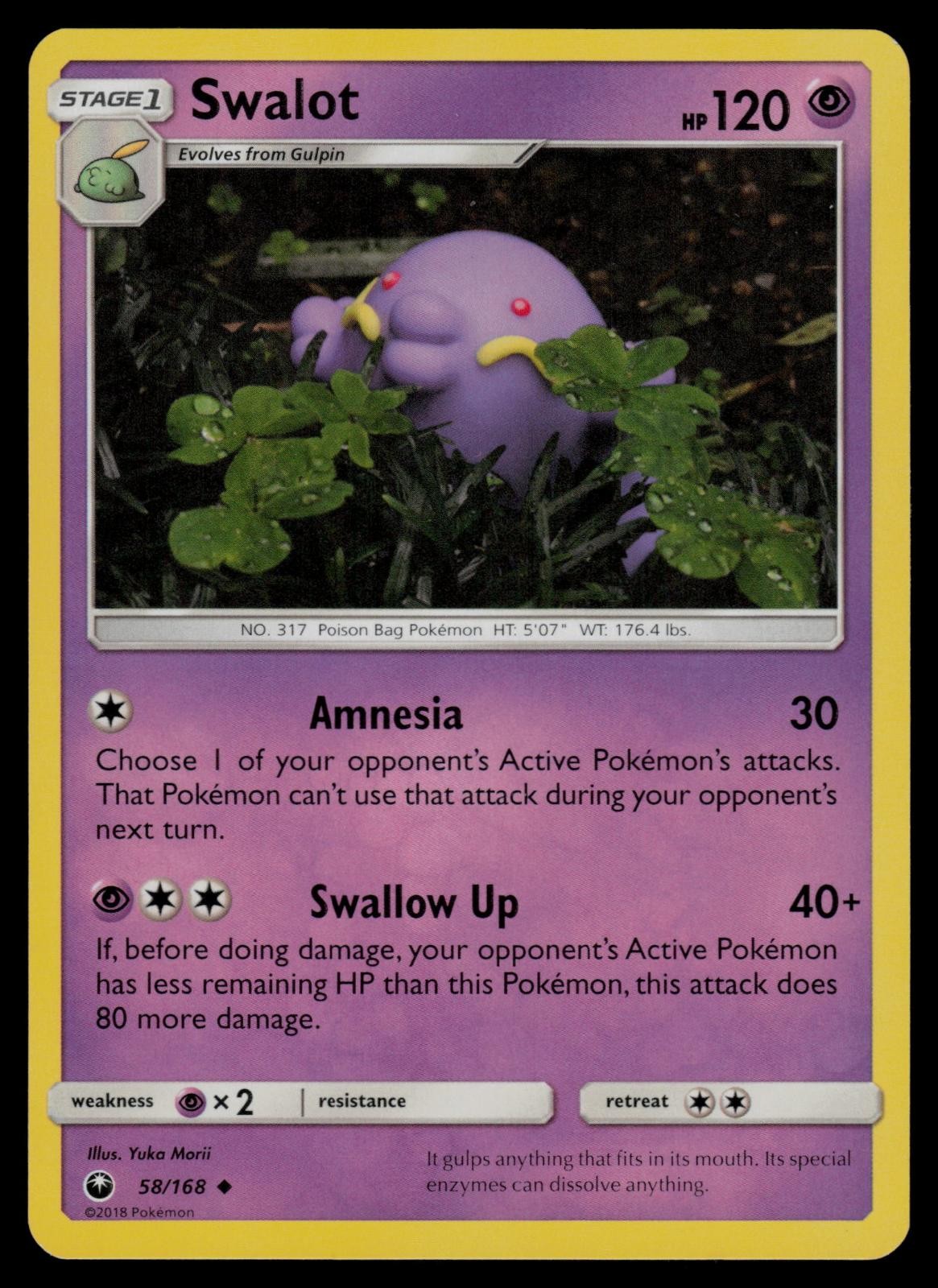 Swalot 58/168 Uncommon Celestial Storm Pokemon Lightly Played