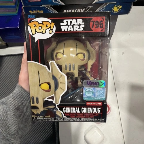 Funko Pop! Star Wars General Grievous #796 LE 9500 Evend w/ pop protector