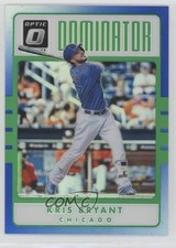 2017 Panini Donruss Optic Dominators Blue Prizm 66/149 Kris Bryant #D1 2b2