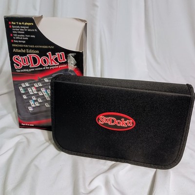 Sudoku Attache Edition Pressman 2006 Game New Never Used In Original Box
