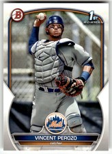 2023 Bowman #BP-102 Vincent Perozo 1st Prospects New York Mets Baseball