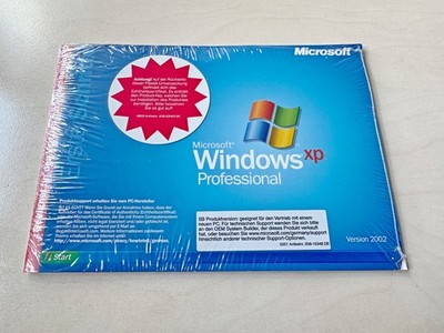 Microsoft Windows XP Professional Pro 32bit ORIGINAL verschweißt nicht aktiviert